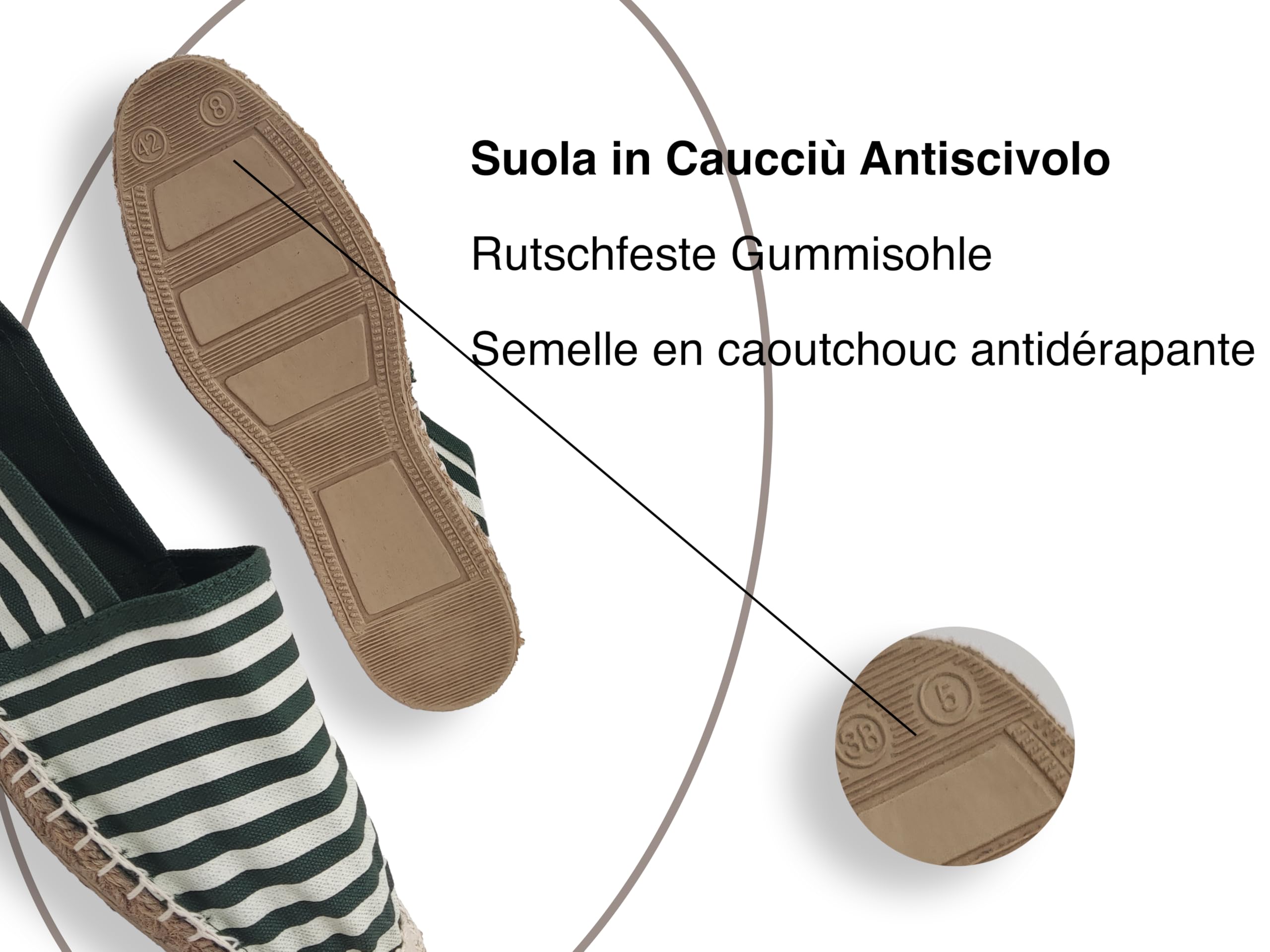 Espadrilles homme et femme en toile, chaussures d'été à enfiler, espadrilles classiques basses avec fond en caoutchouc