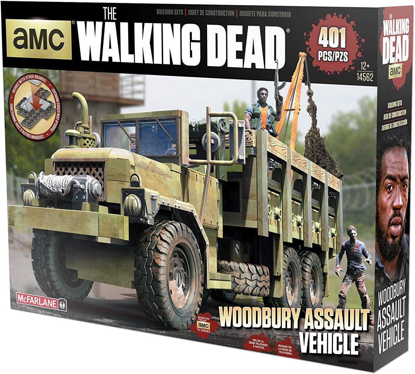 McFarlane Toys The Walking Dead Woodbury Assault Vehicle Building Set