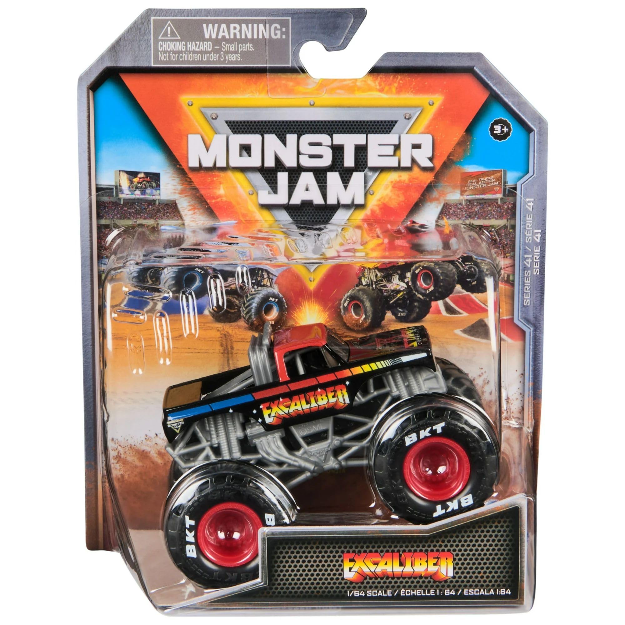 Amazon.com: Monster Jam Excaliber, Series 41 : Toys & Games