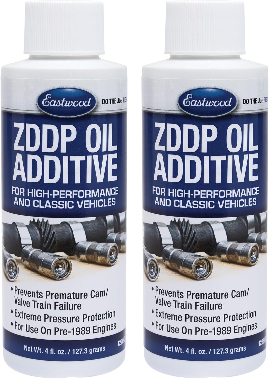 Eastwood ZDDP Oil Additive for Pre 1989 Car Engines | 4 oz Bottle | 2 Pack