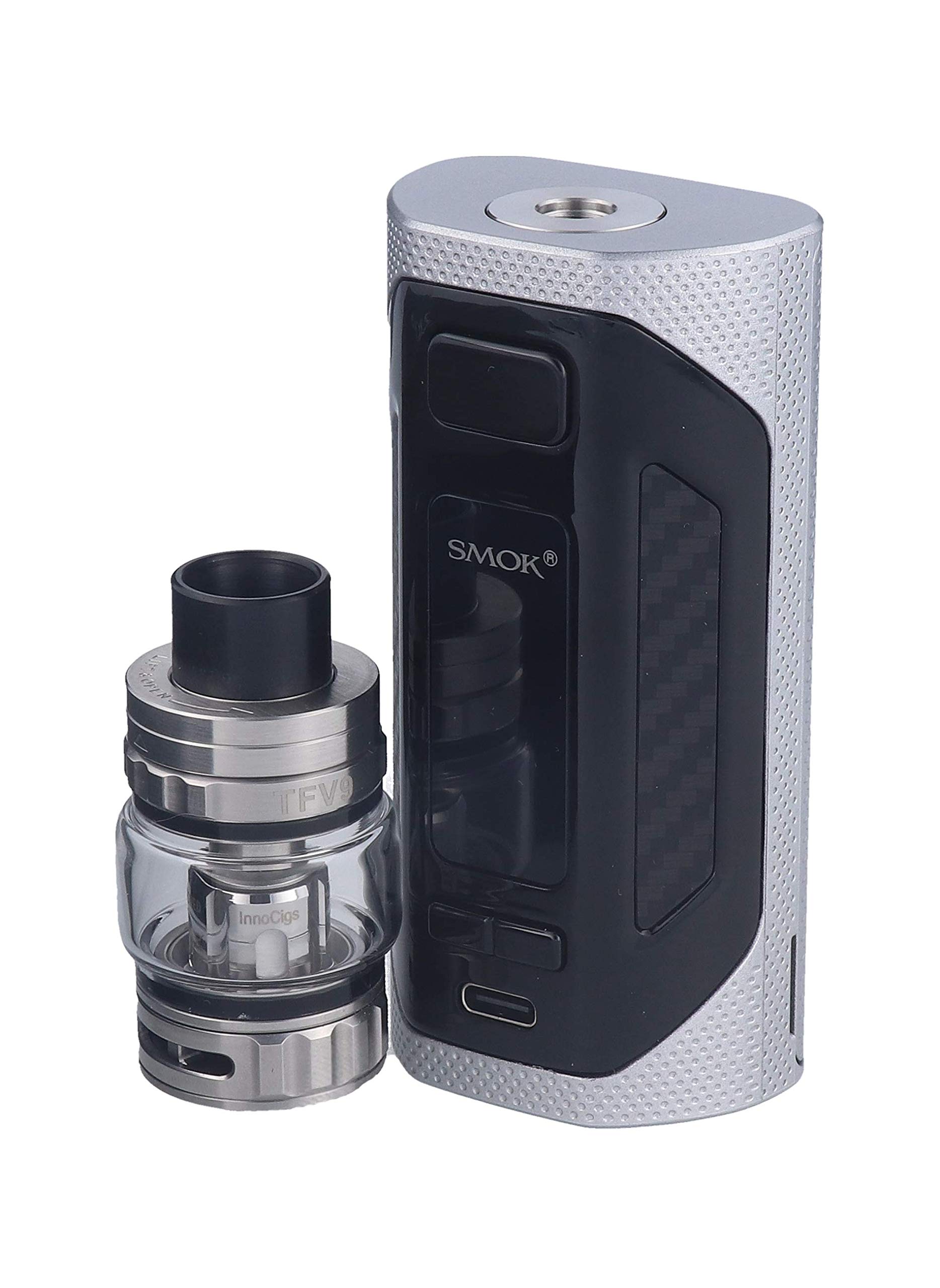 SMOK Rigel E Zigarette - 230 Watt - 6,5ml Tankvolumen - Farbe: silber