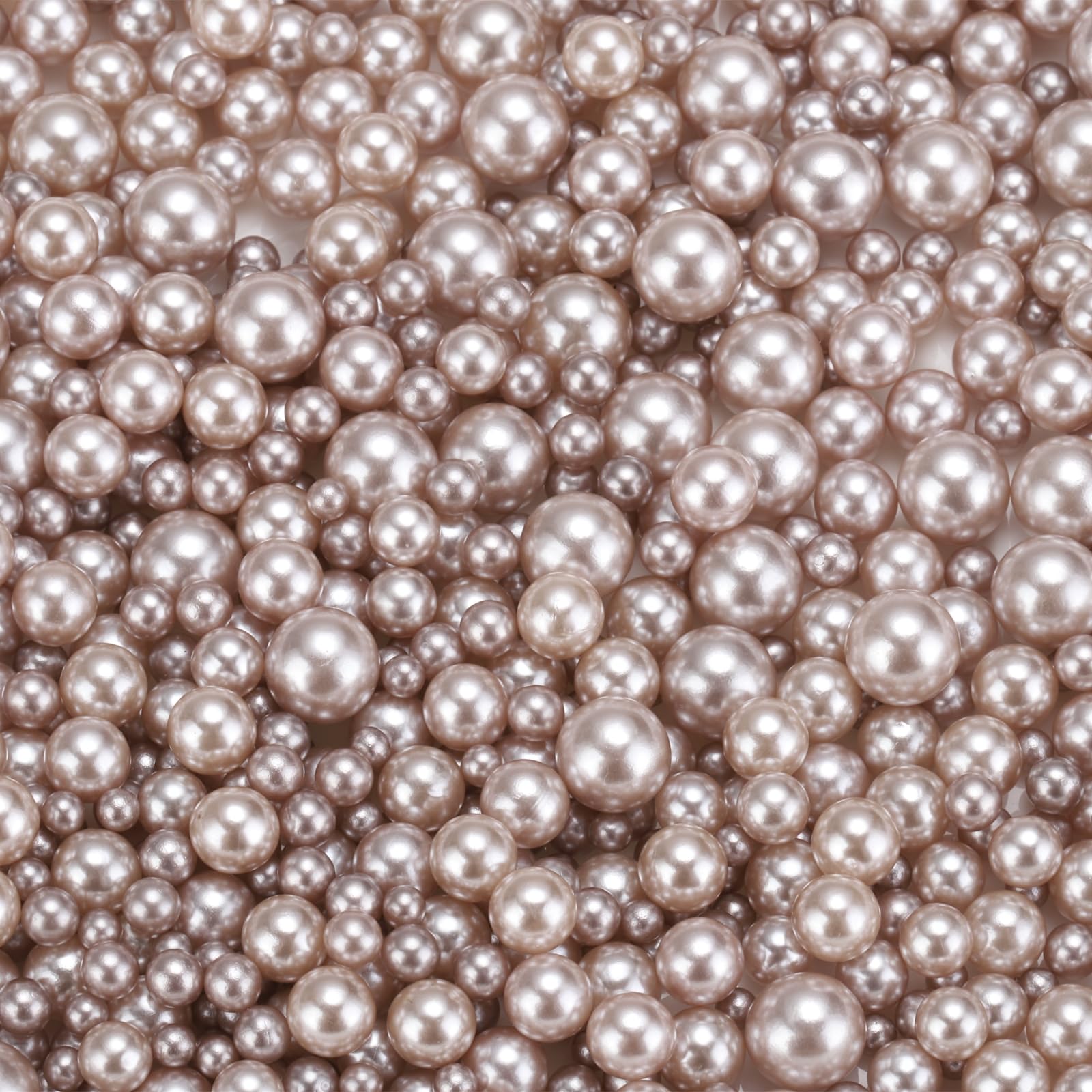 Fausses perles de bricolage marron pour stabiliser les pinceaux et réussir vos centres de table
