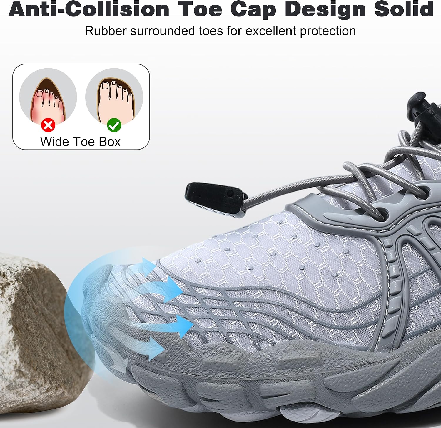 Water Shoes for Women Men, Quick Dry Barefoot Shoes,River Shoes for Outdoor Sports and Exercise