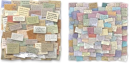 Bible Verse Stickers 120+180PCS, No Repeat Christian Vintage Inspirational Quote Sticker, Ideal for Scrapbook Journaling Bible Study Supplies