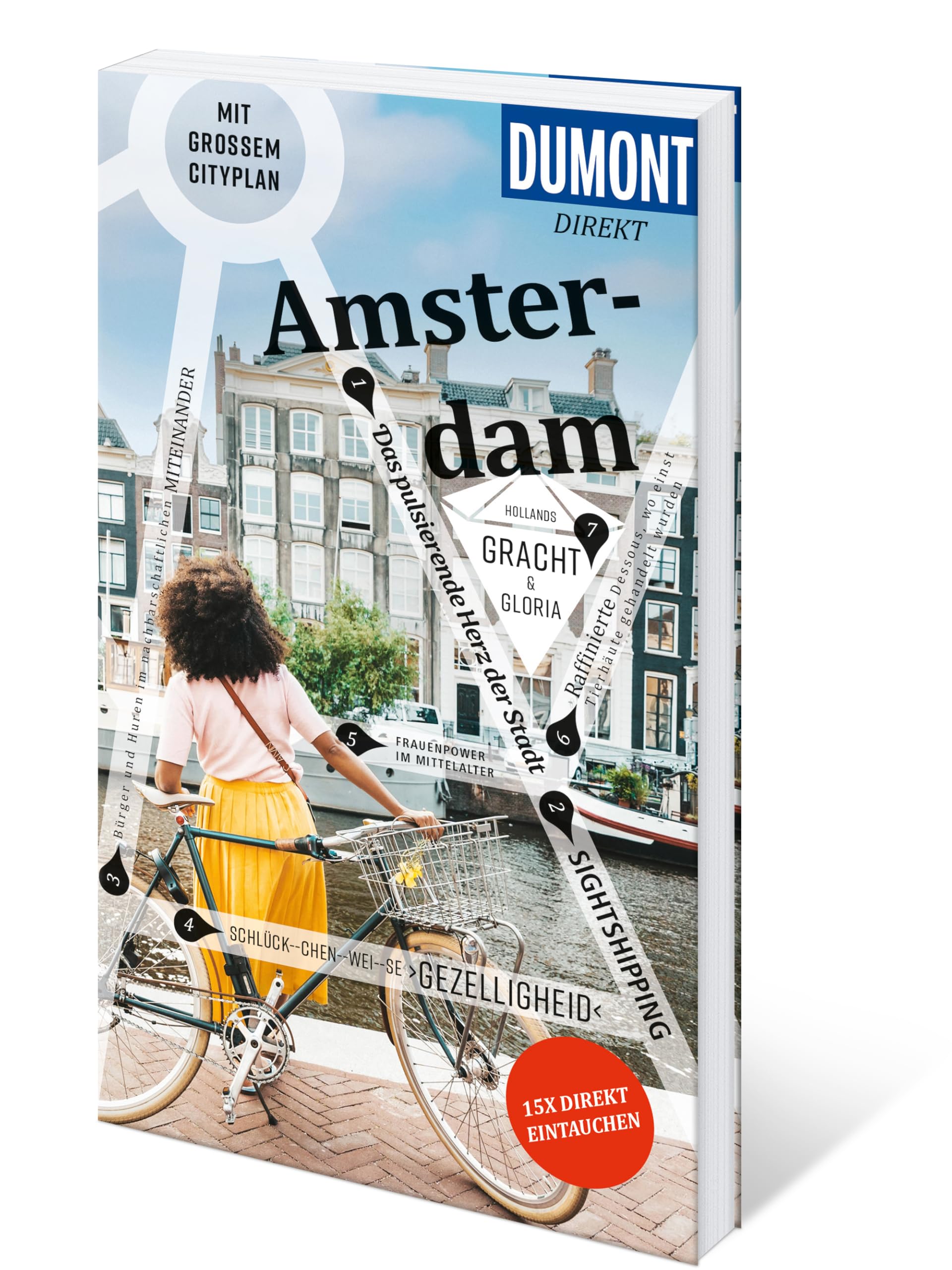 DUMONT direkt Reiseführer Amsterdam: Mit großem Cityplan