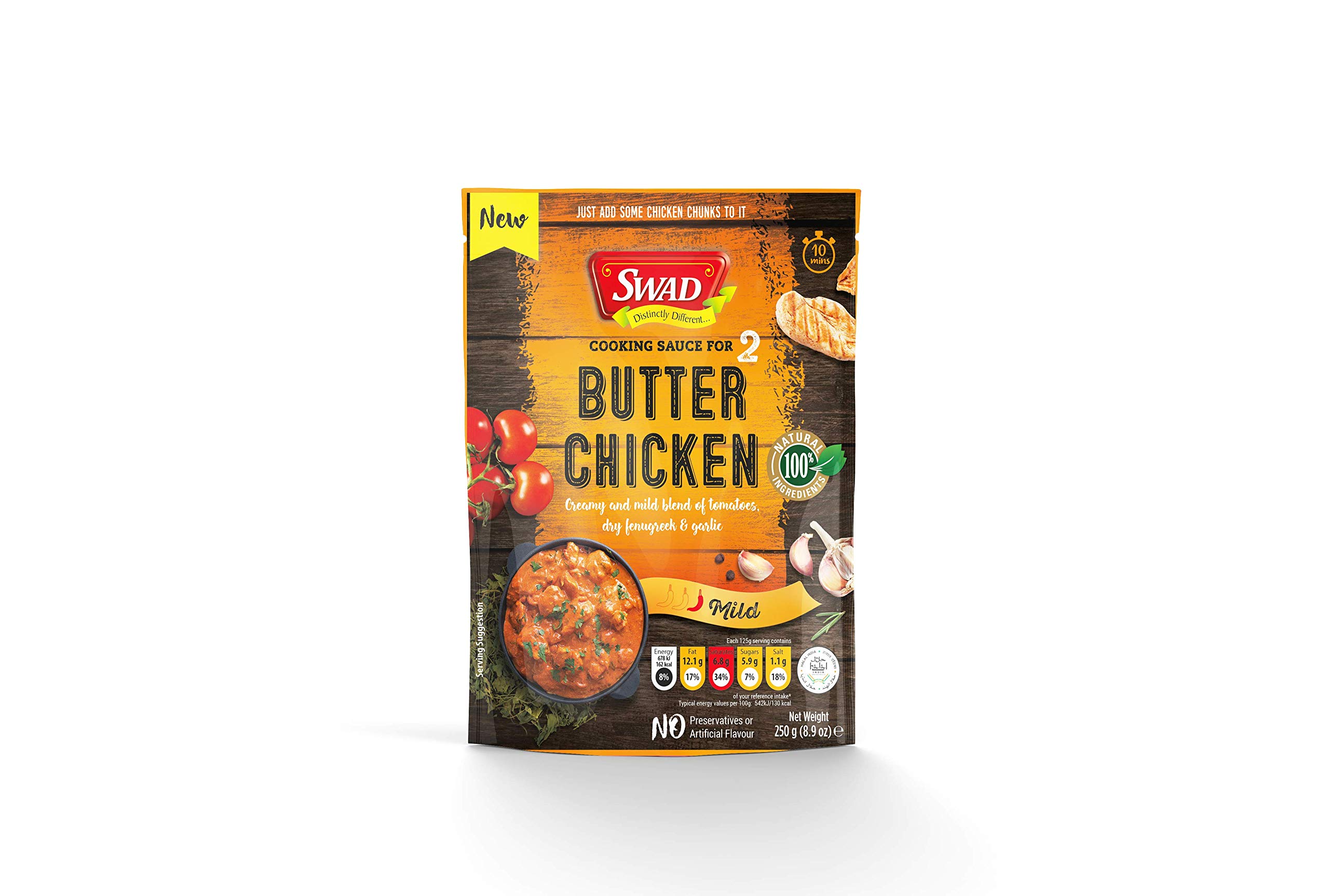 SWAD Butter Chicken Gravy/Makhani Gravy/Easy to cook Gravy- Pure Vegetarian 250GM (B085VJFSPF) Amazon Price History, Amazon Price Tracker