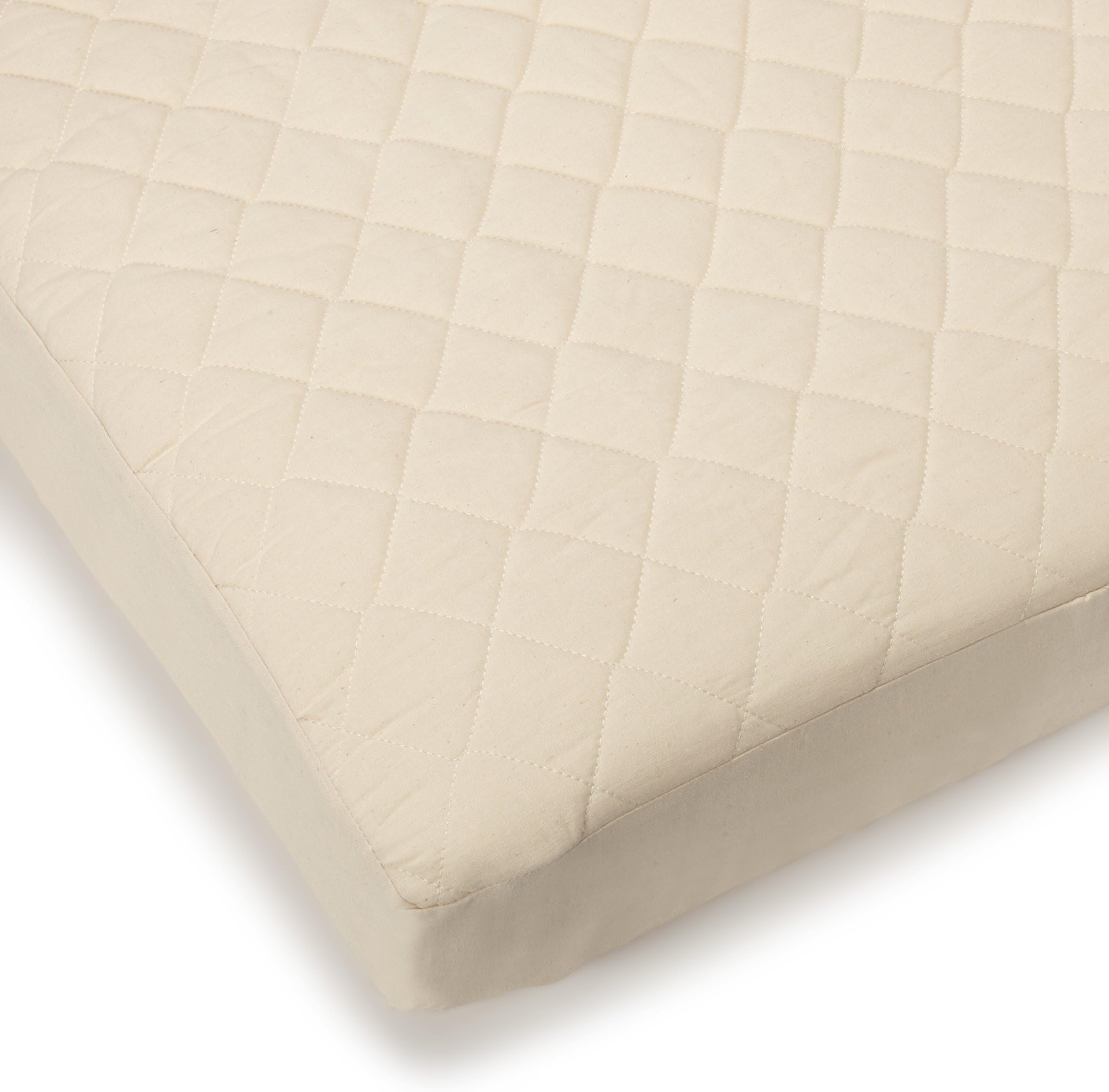 Bargoose Natural Cotton Top Fitted Crib Pad (Discontinued by Manufacturer)