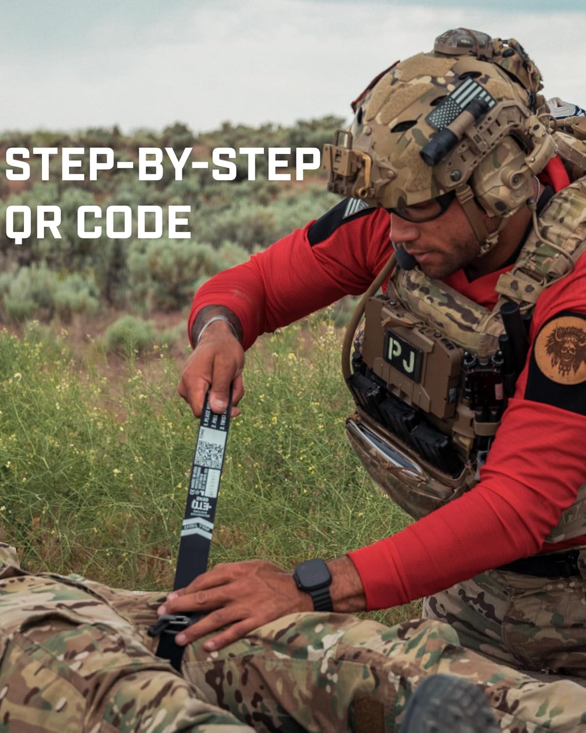 Snakestaff Systems Tourniquet - ETQ Gen 2 Made in The USA | EDC Gear for Trauma Kits, Tourniquet Kits, and Medical Emergency Bags, Orange, Regular (1") - Image 4