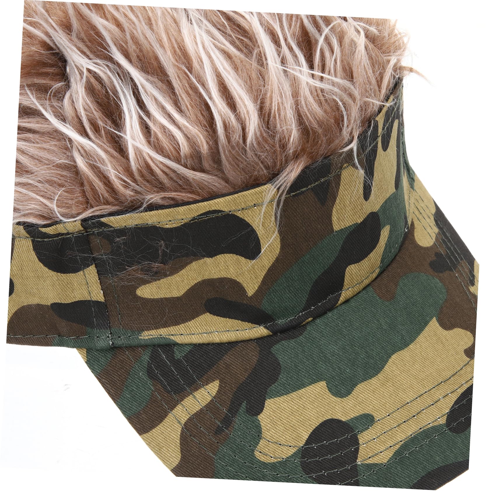 Healvian Sombrero de Béisbol Unisex con Peluca Gorro de Sol para Actividades Aire para Eventos