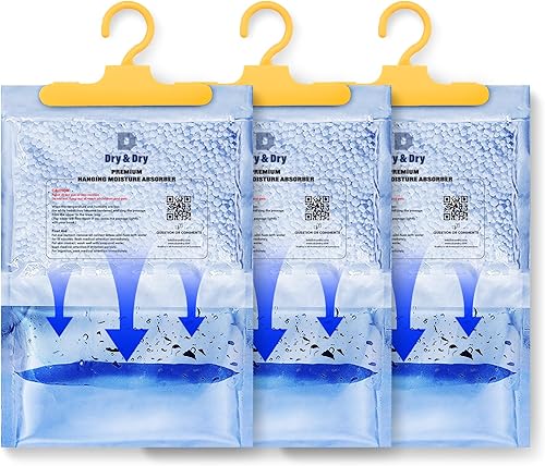 Miniatura 9 de Dry & Dry Paquete de 6 unidades red de 14 onzaspaquete absorbentes de humedad deshumidificadores para el hogar para deshumidificadores de sótano