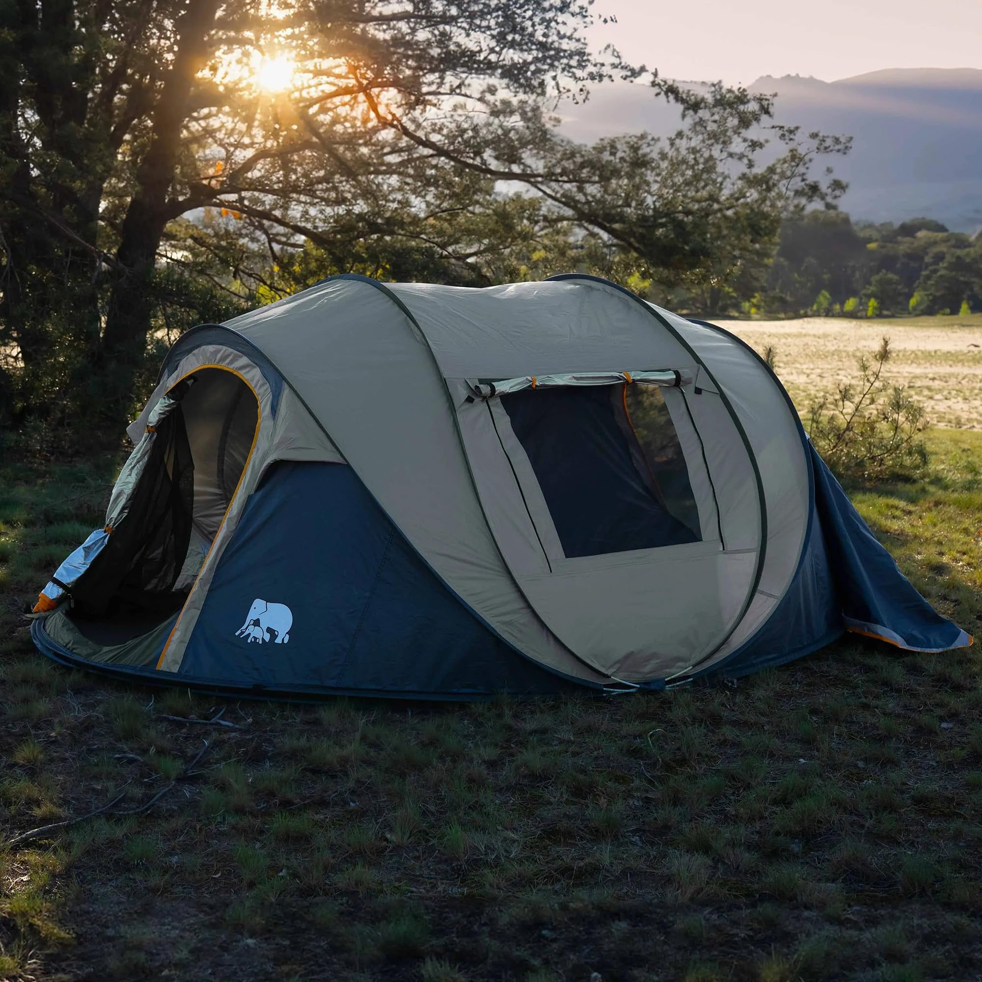 DERYAN Pop-up tent voor 4 personen