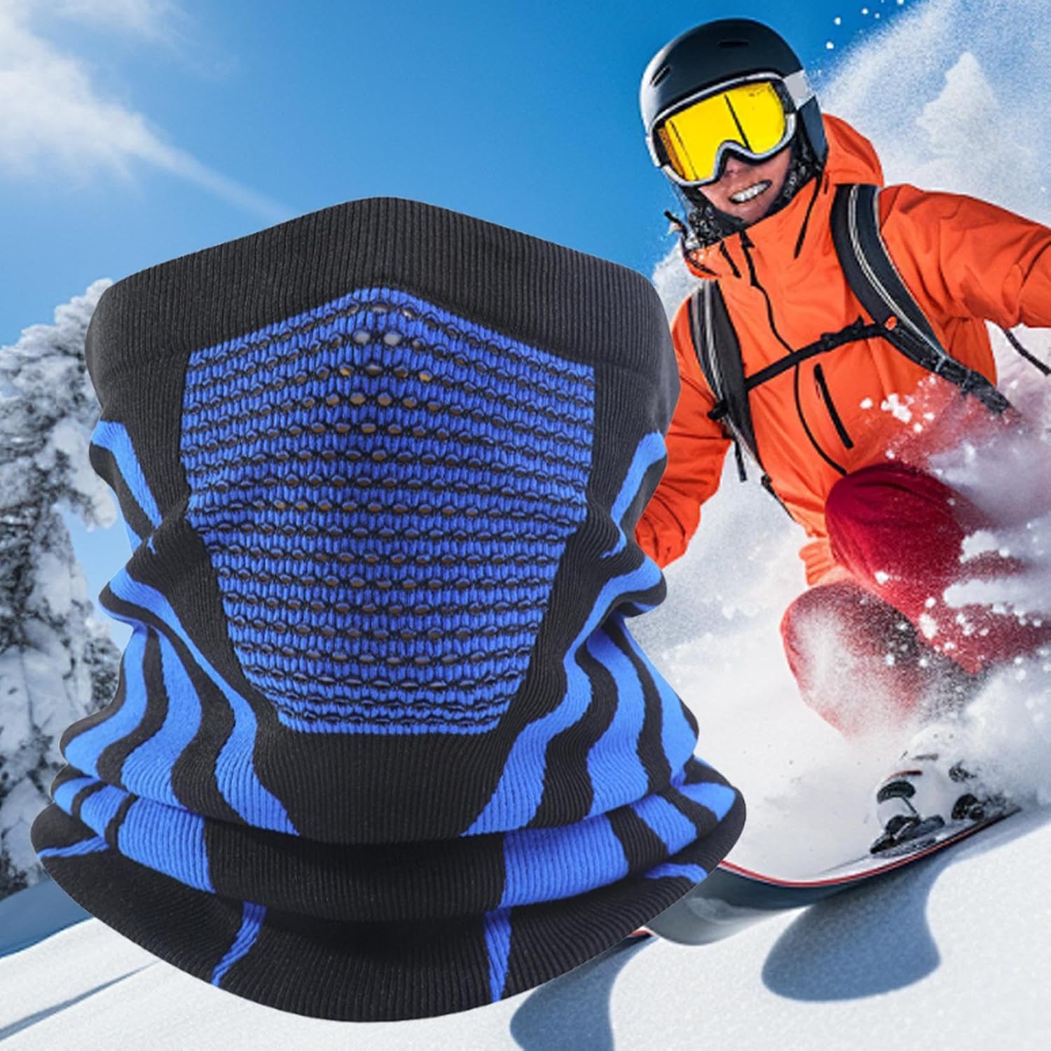 Womens Neck Warmers - Neck Gaiter Scarf, Breathable Thermal Bandana, Cold Weather Protection, Outdoor Gear Cycling Skiing |