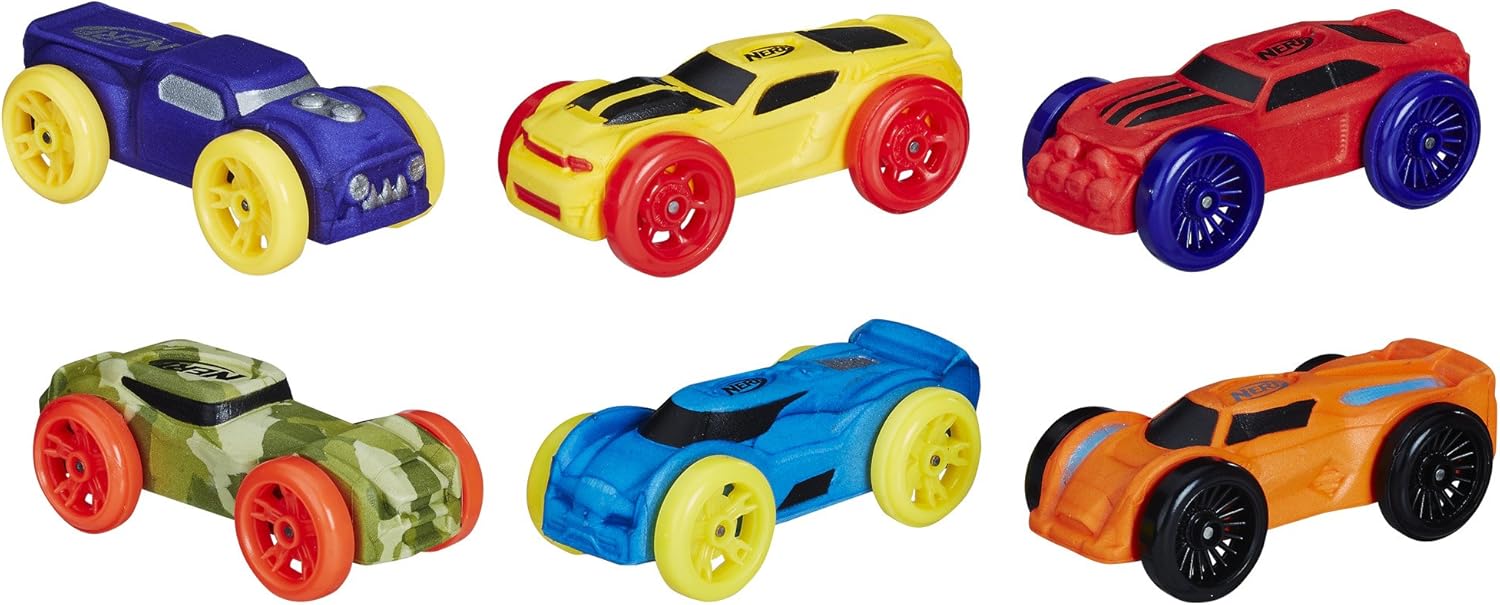 Nerf Nitro Foam Car 6-Pack, Set 3