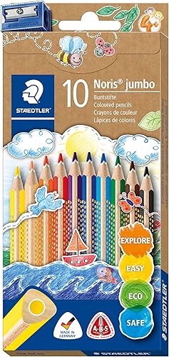 Miniatura 2 de STAEDTLER Lápices de colores gigantes, 0.157in, caja de 10 (128NC10)