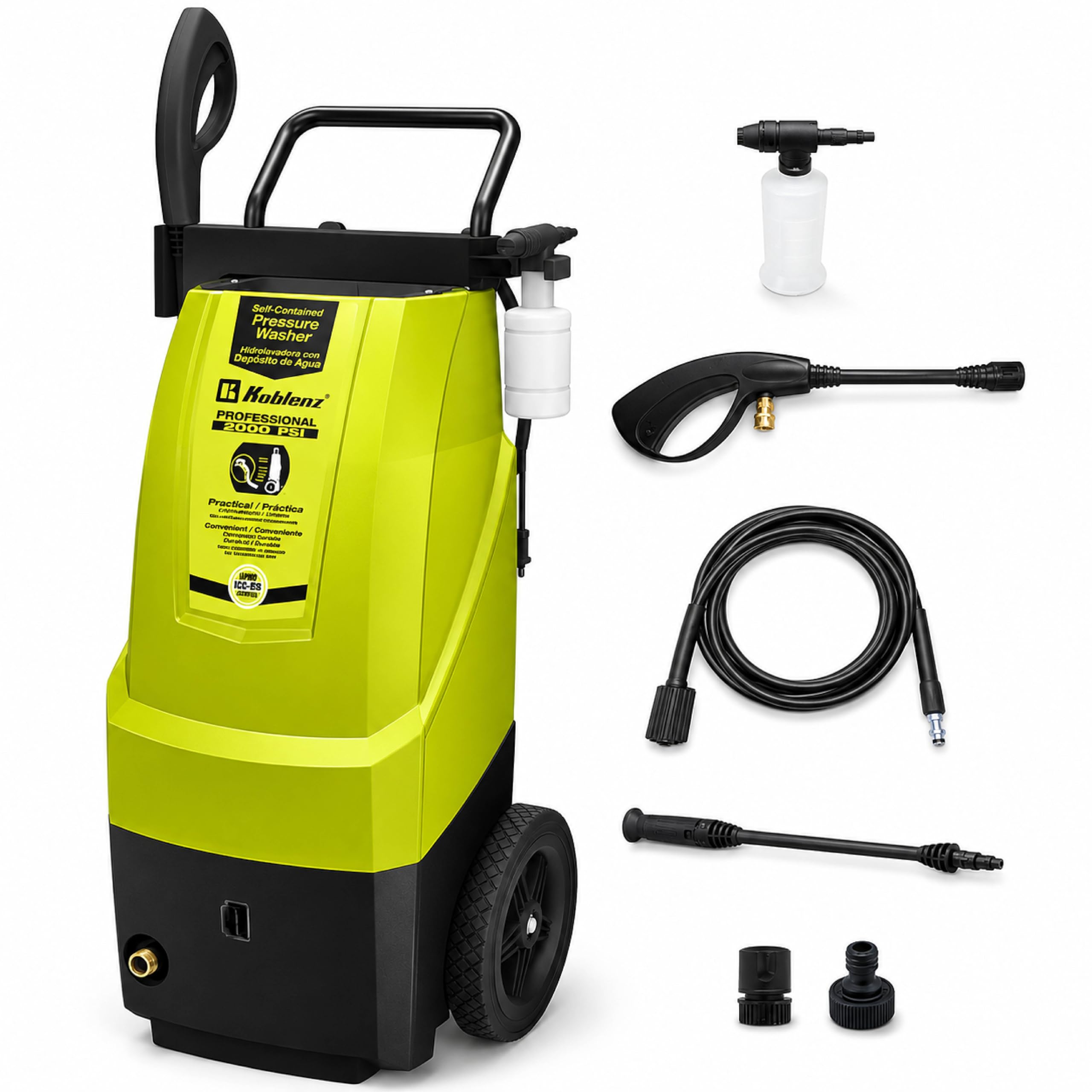 Amazon.com : Koblenz HLT-380 Electric Pressure Washer, 2000 PSI