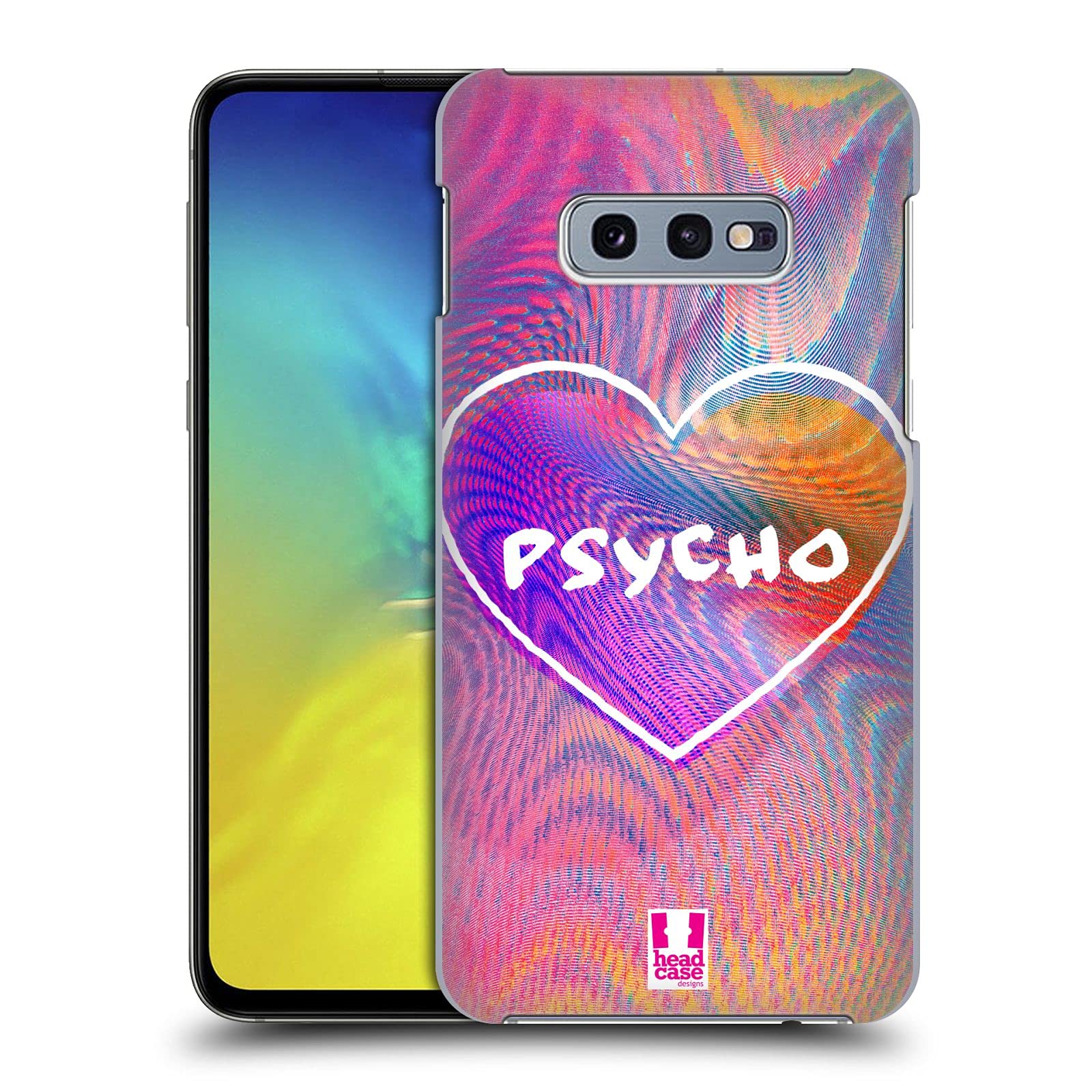Head Case Designs Psycho Holographic Overlays Hard Back Case Compatible with Samsung Galaxy S10e