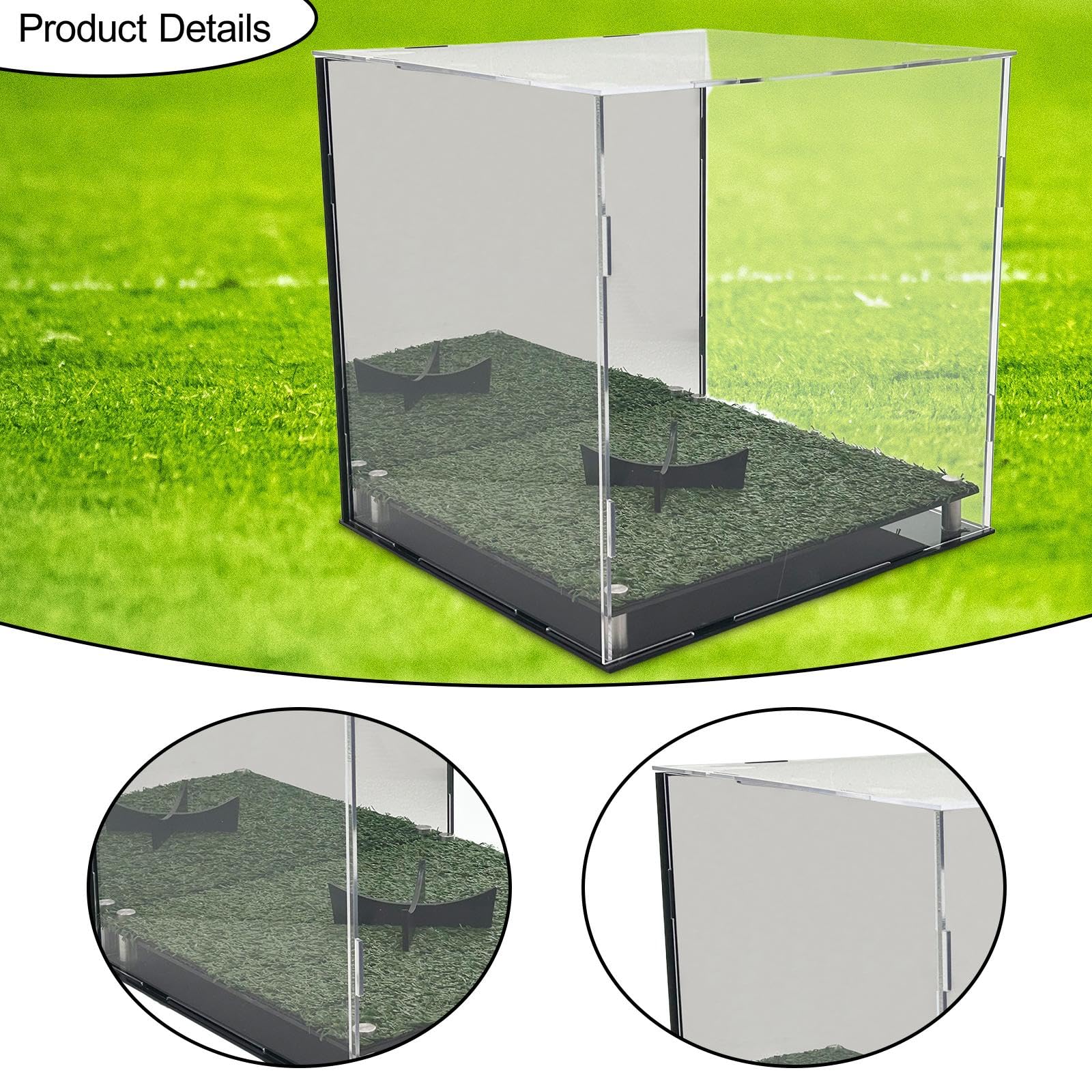 Vitrina Transparente de Acrílico para Cascos de Fútbol Americano Y Béisbol (para).