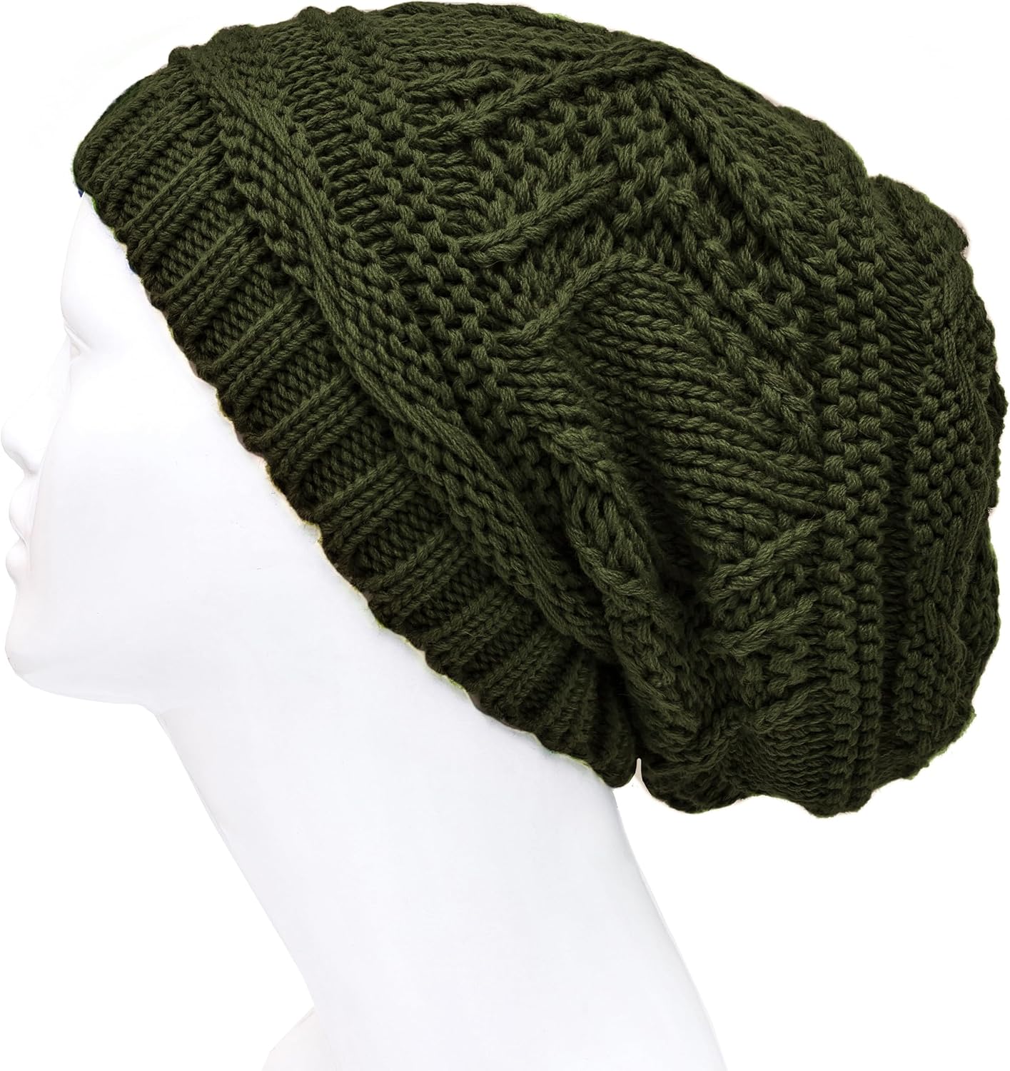 Lilax Knit Slouchy Oversized Soft Warm Winter Beanie Hat - Image 6