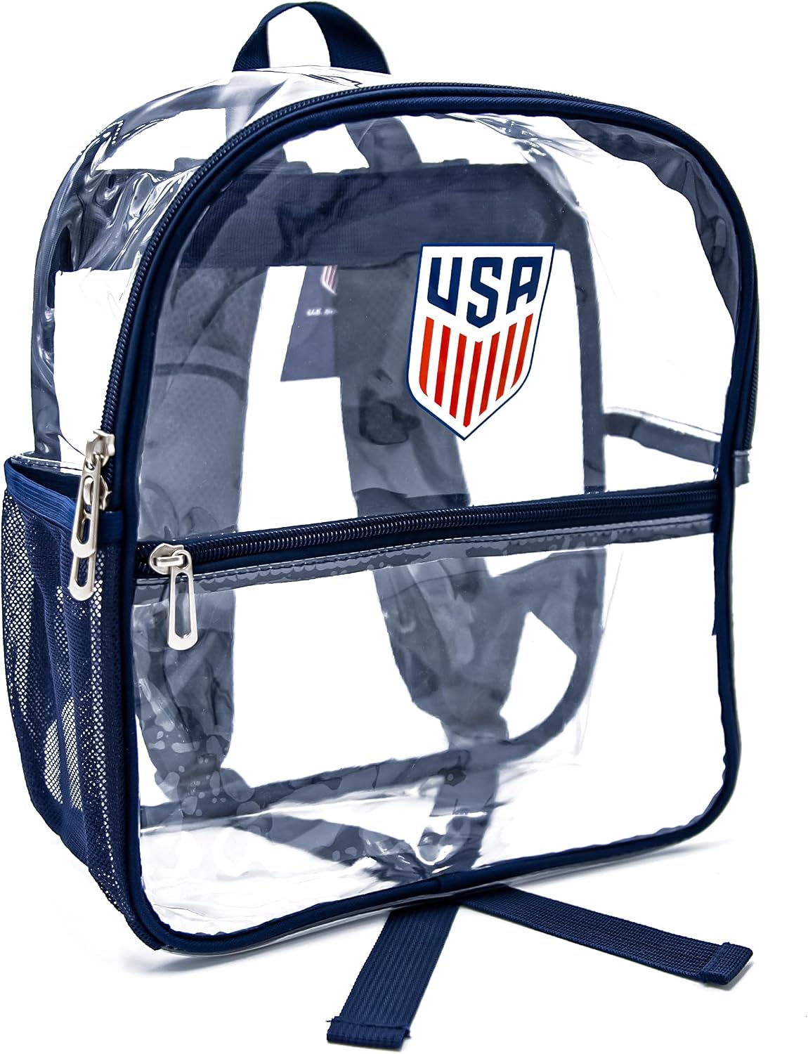 Icon Sports Officially Licensed US Soccer Federation Clear Backpack - Unisex Adult - USSF4CB One Size