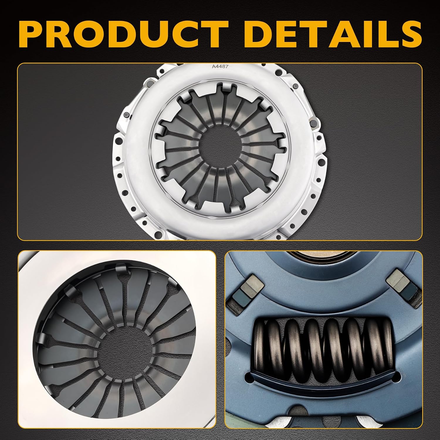 Transmission Clutch Kit w/Clutch Slave Cylinder Compatible with 2009-2019 Nissan Versa, 2014-2017 Nissan Versa Note 1.6L Replacement for 06-089, 06089, L06089