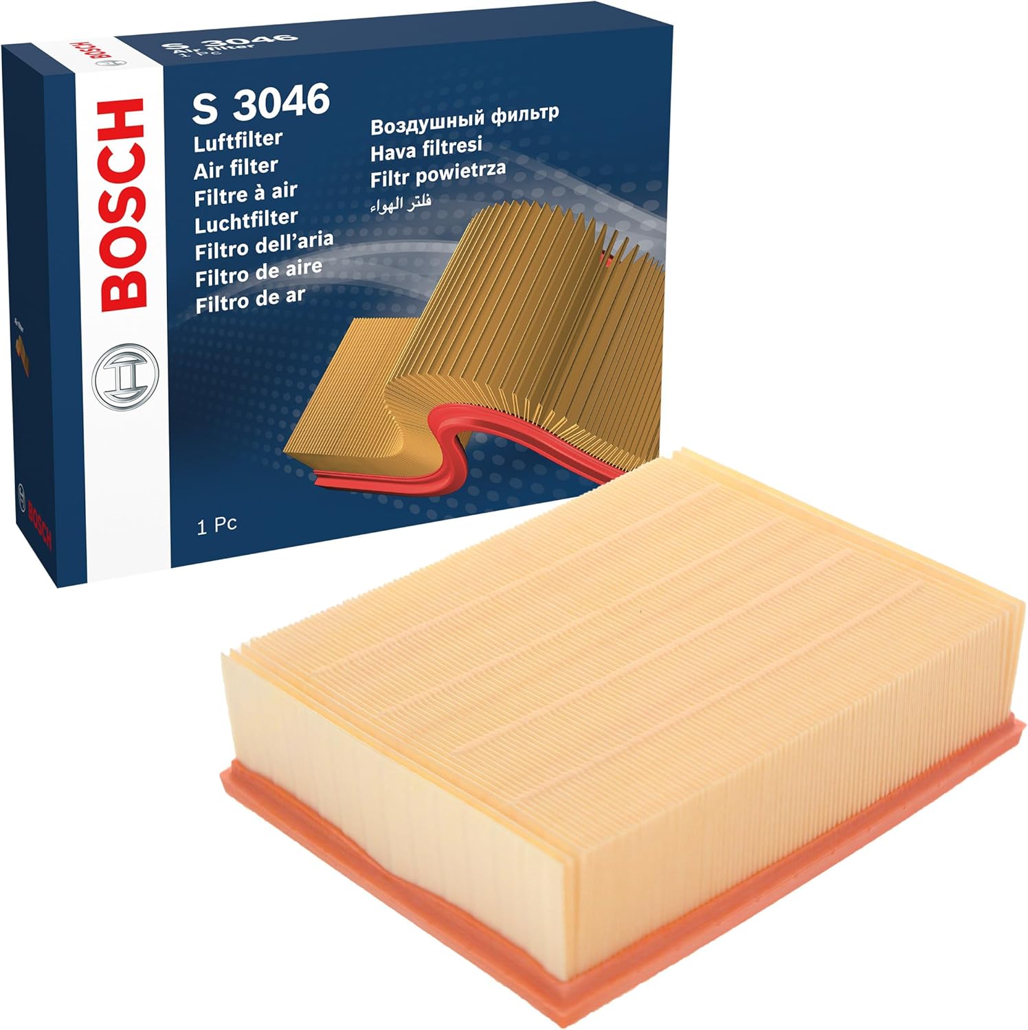 Filtre A The Bosch S3046 - Filtre à Air Pour Automobile - Haute