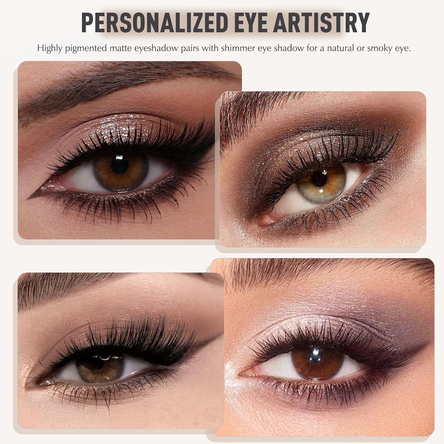 Eyeshadow Stick, Bronze Shimmer Cream Eyeshadow Long-Lasting Crease-Proof Glitter Eye Shadow Eyeliner Pencil High Pigmented Neutral Highlighter Makeup with Blending Brush & Built-in Sharpener - Image 6