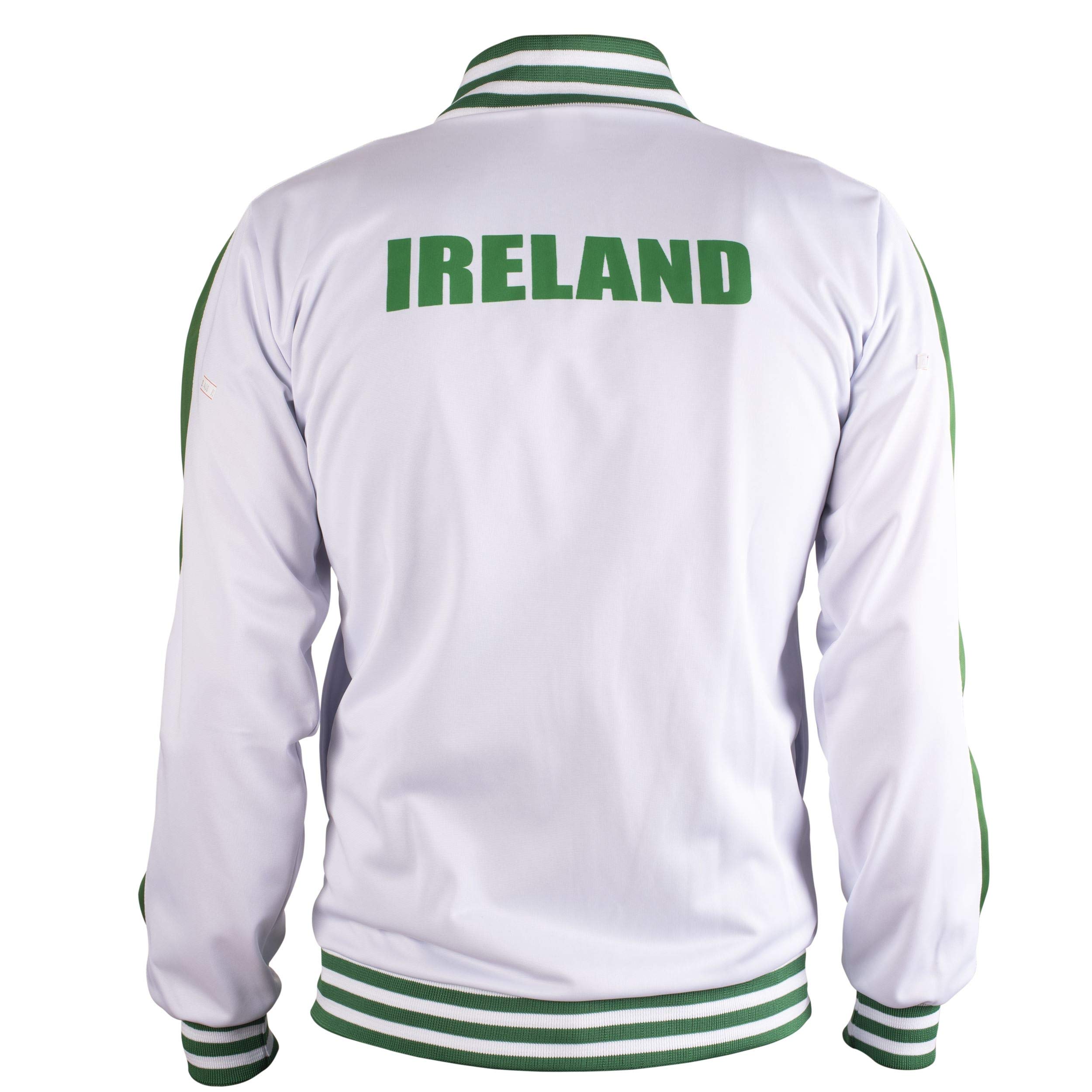 JL Sport Irlanda Giacca retrò Calcio Tuta Cerniera Giacca Uomini