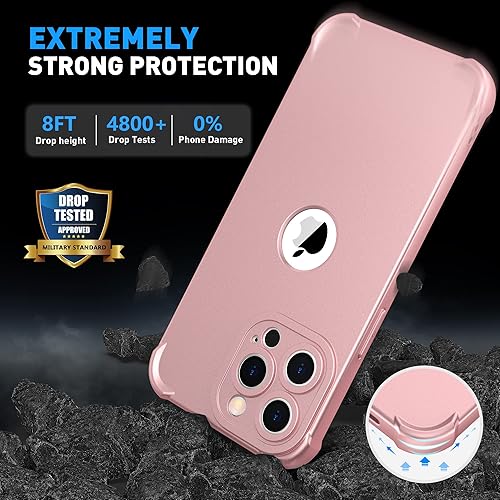 Miniatura 6 de ORETECH Funda para iPhone 13 Pro, con 2 protectores de pantalla de vidrio templado Funda protectora de cuerpo completo para iPhone 13 Pro