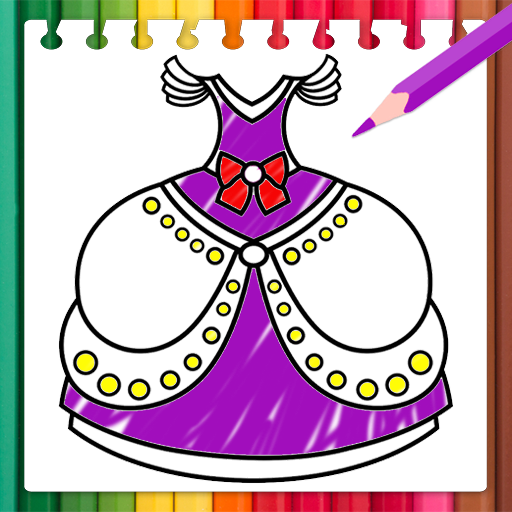 Dresses Fashion Coloring Book