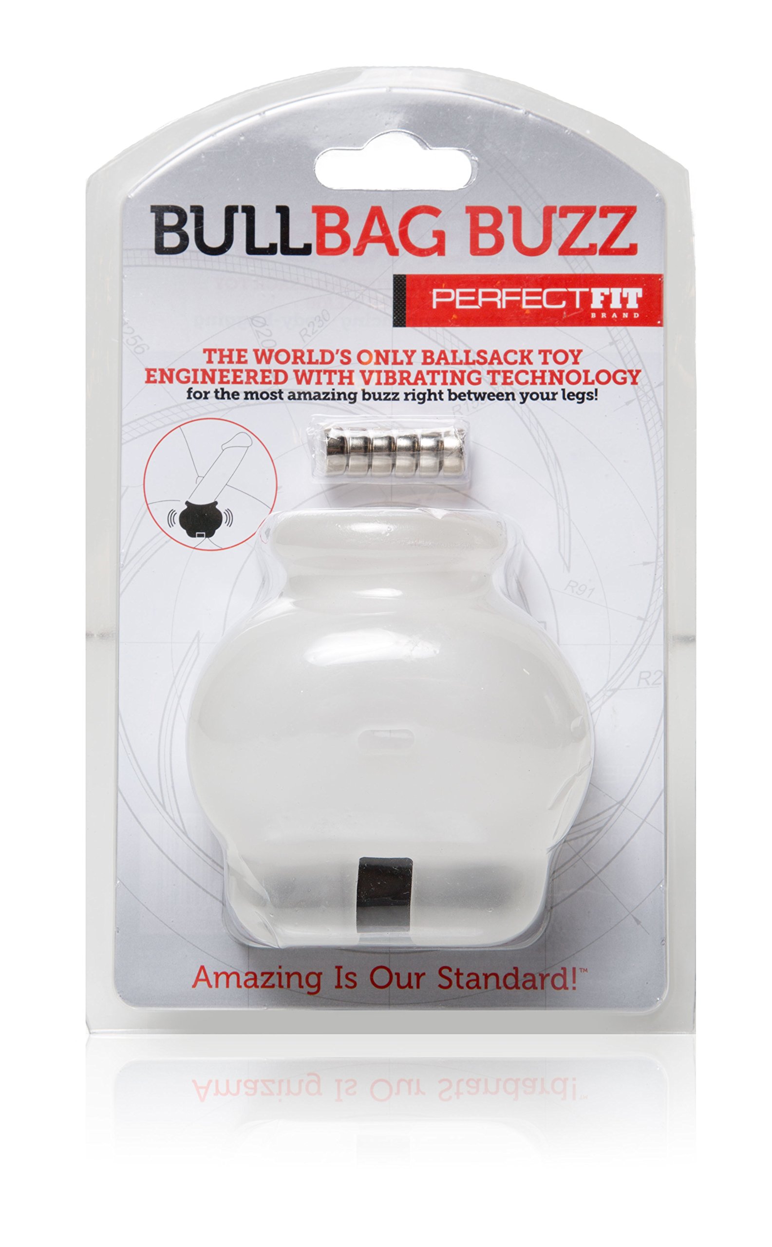 Perfect Fit - Bull Bag Buzz - Clear - Male Sex Toy - Male Masturbators -  23cm : Amazon.co.uk: Health & Personal Care