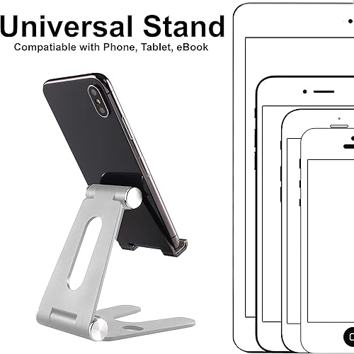 Miniatura 2 de Pokanic Soporte para teléfono celular, soporte totalmente plegable, soporte para muelle, organizador de montaje en cuna, estación de carga,