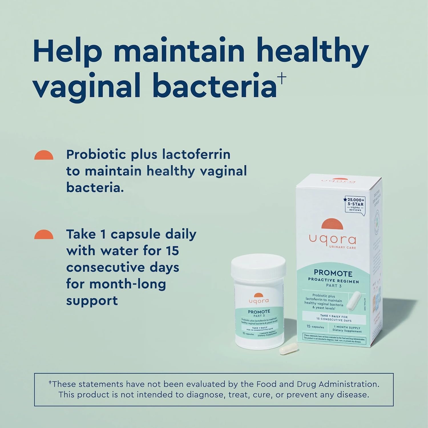 Uqora Complete Regimen with Flush, Defend & Promote - Urinary Tract Support with D-Mannose, Vitamin C, Green Tea Extract, Probiotics & More - Comprehensive Bladder Health Support* - 3-Part Bundle - Image 7