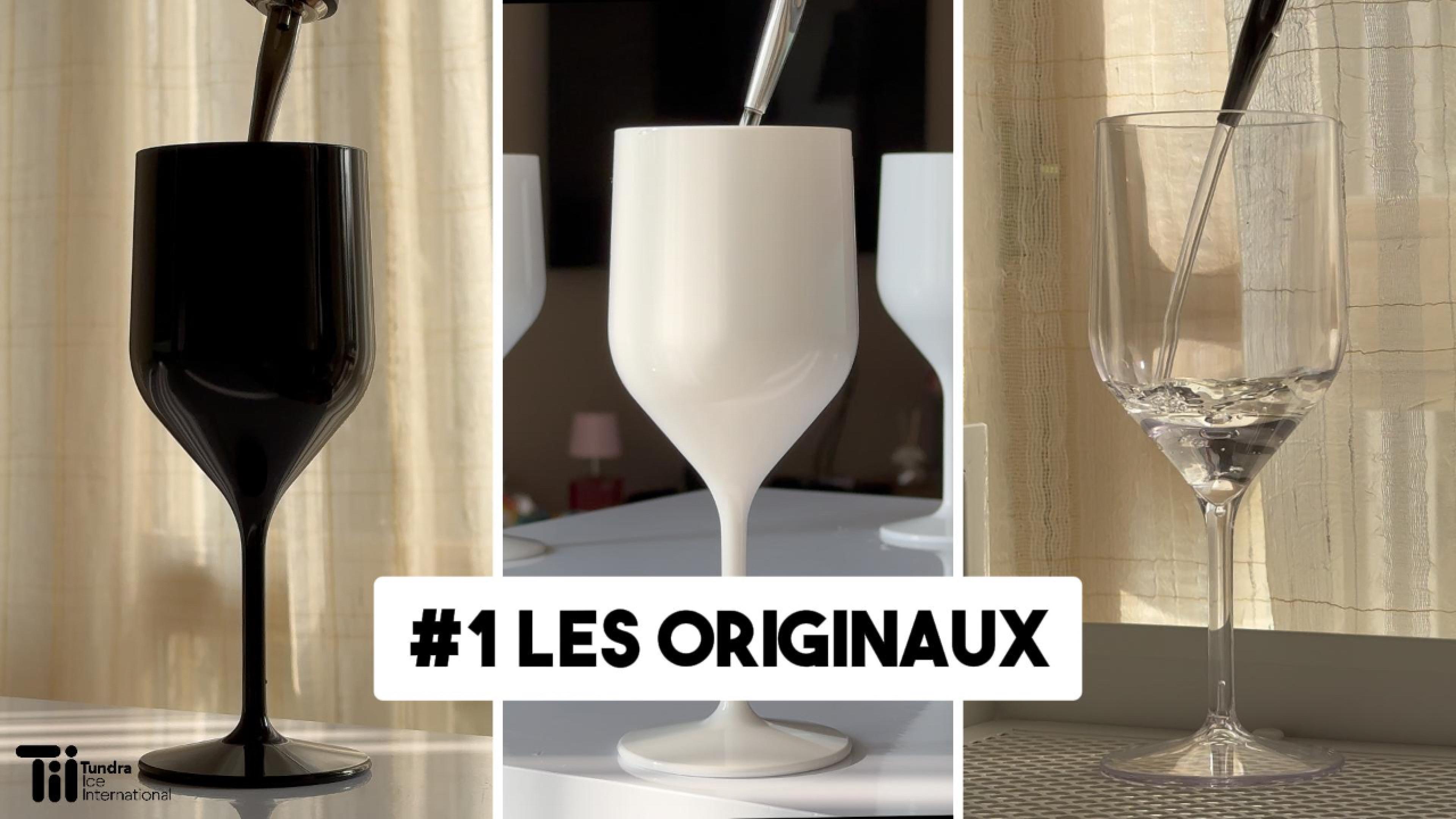 TUNDRA - Lot de 6 Verres a Pied CROISIERE 25 cl en PLASTIQUE RIGIDE SAN, Réutilisables, Verres à Vin Incassables, BPA-Free et Lavables au Lave Vaisselle, Verre à Champagne, à Vin, à
