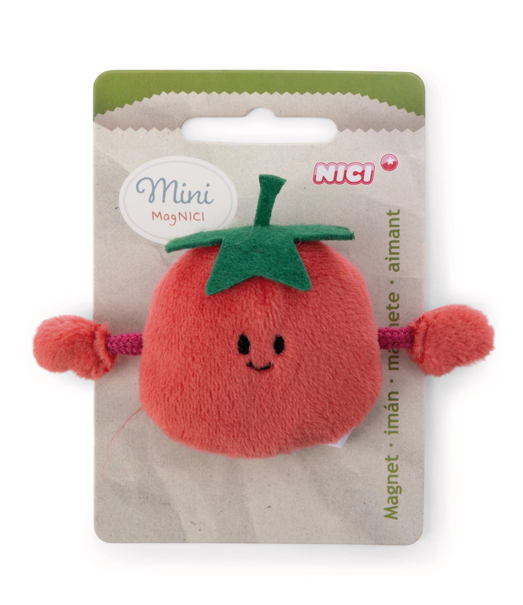 NICI 61864 MagNICI Peluche Mini Radis, 7 cm, Rouge, avec Aimant, Adhère Aux Surfaces Métalliques, Aux Tableaux Magnétiques Et Aux Poignées De Sac comme Compagnon De Voyage, Excellente Idée De Cadeau NICI 61864 MagNICI Peluche Mini Radis, 7 cm, Rouge, avec Aimant, Adhère Aux Surfaces Métalliques, Aux Tableaux Magnétiques Et Aux Poignées De Sac comme Compagnon De Voyage, Excellente Idée De Cadeau