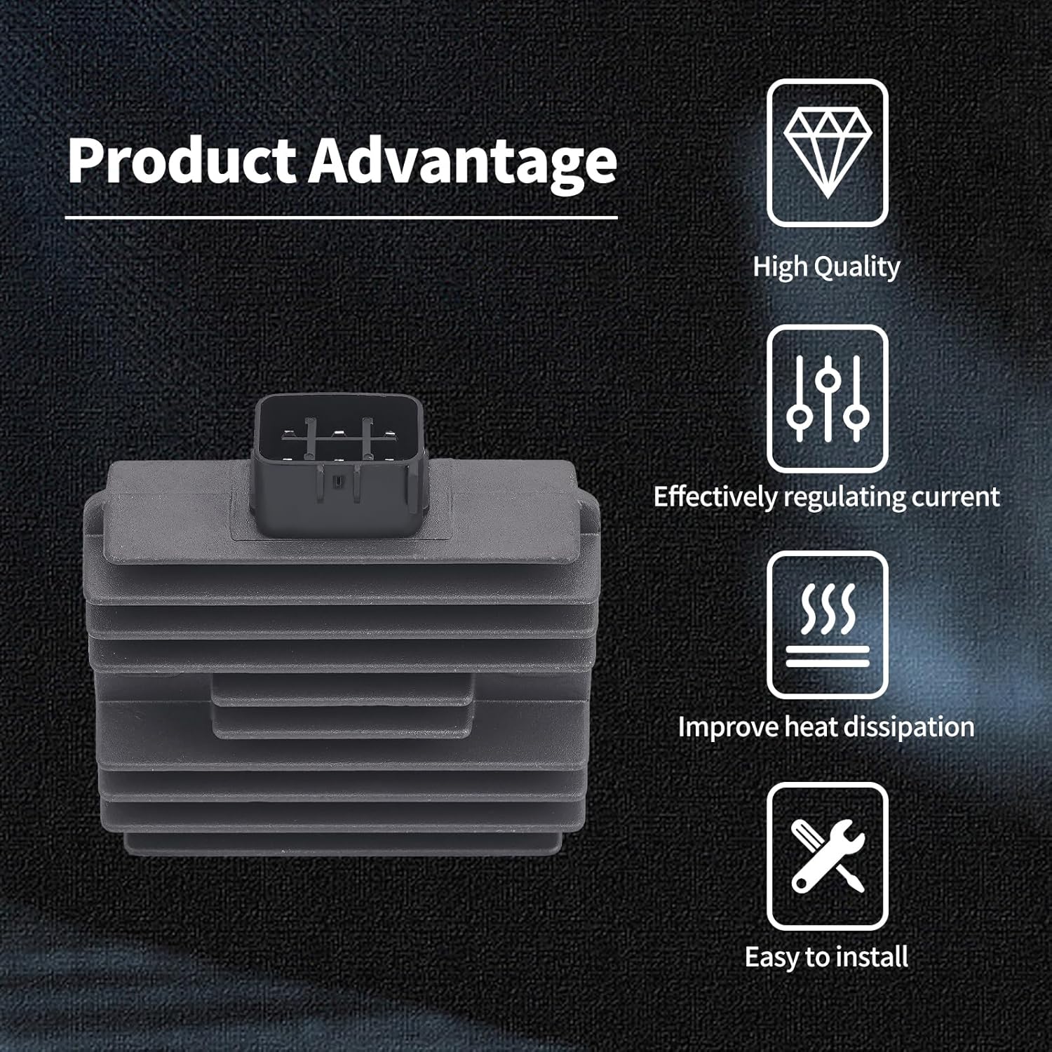 Regulator Rectifier 4XY-81960-00-00 32800-20H00-000 32800-42F00 for Yamaha YP 250 400 Majesty YZF-R6R R6 RaceBase XVS1100 for Suzuki Burgman 200 250 Skywave LTF LTA 400 450 500 X LTA700 750 X