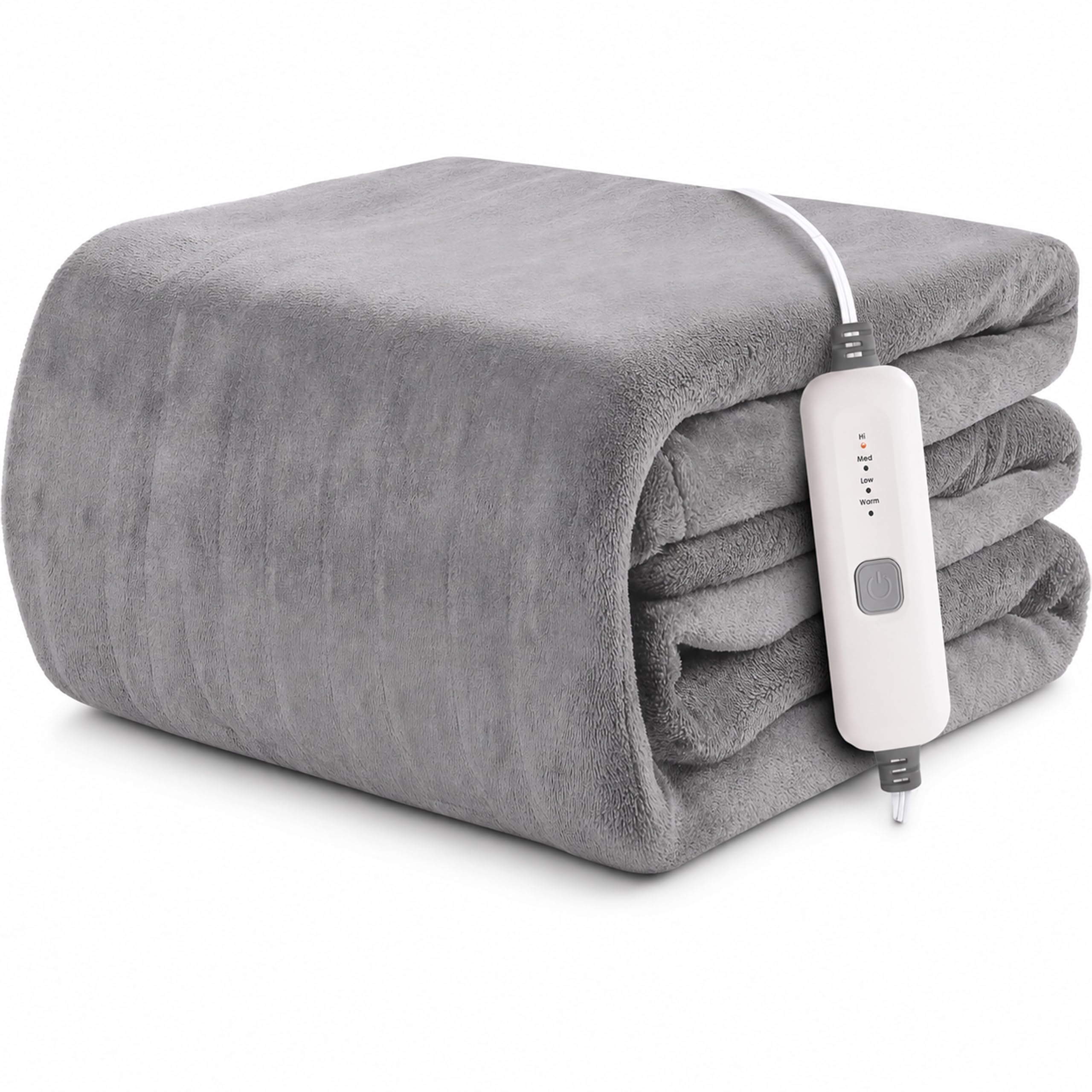 View 1 of [DAMAGED] BRILLIO Electric Heated Blanket Full Size (72"x84")