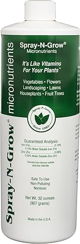 Micronutrientes Spray-N-Grow SNG32, micro nutrientes de 1 cuarto de galón, concentrado