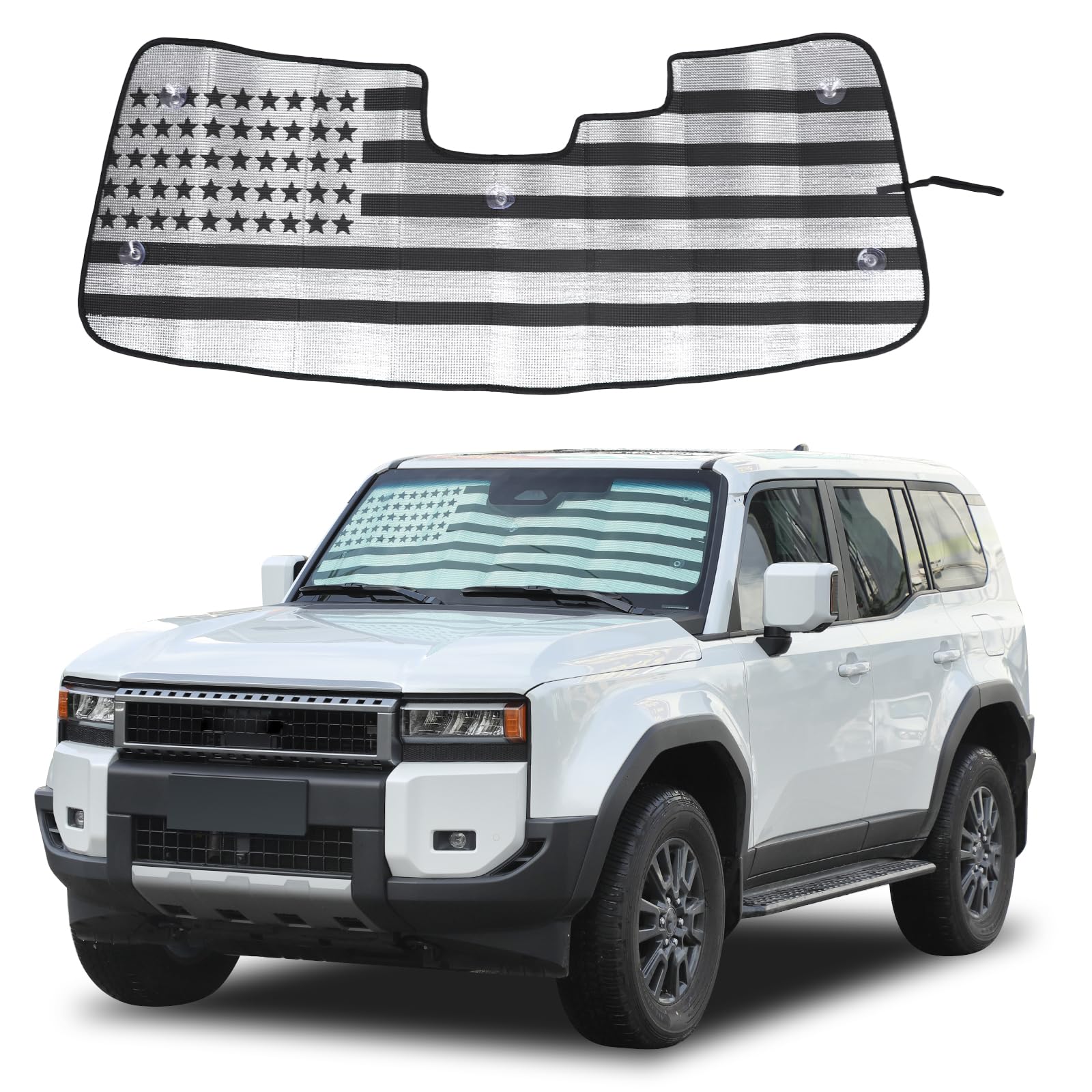 Amazon.com: Windshield Sunshade Fit for Toyota Land Cruiser