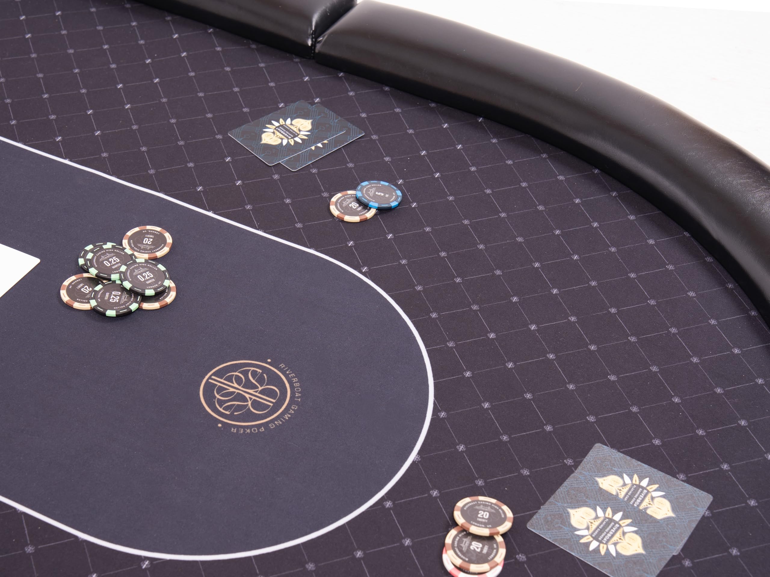 Riverboat Elite Pokertischplatte Speed Cloth 180 × 90 cm faltbar