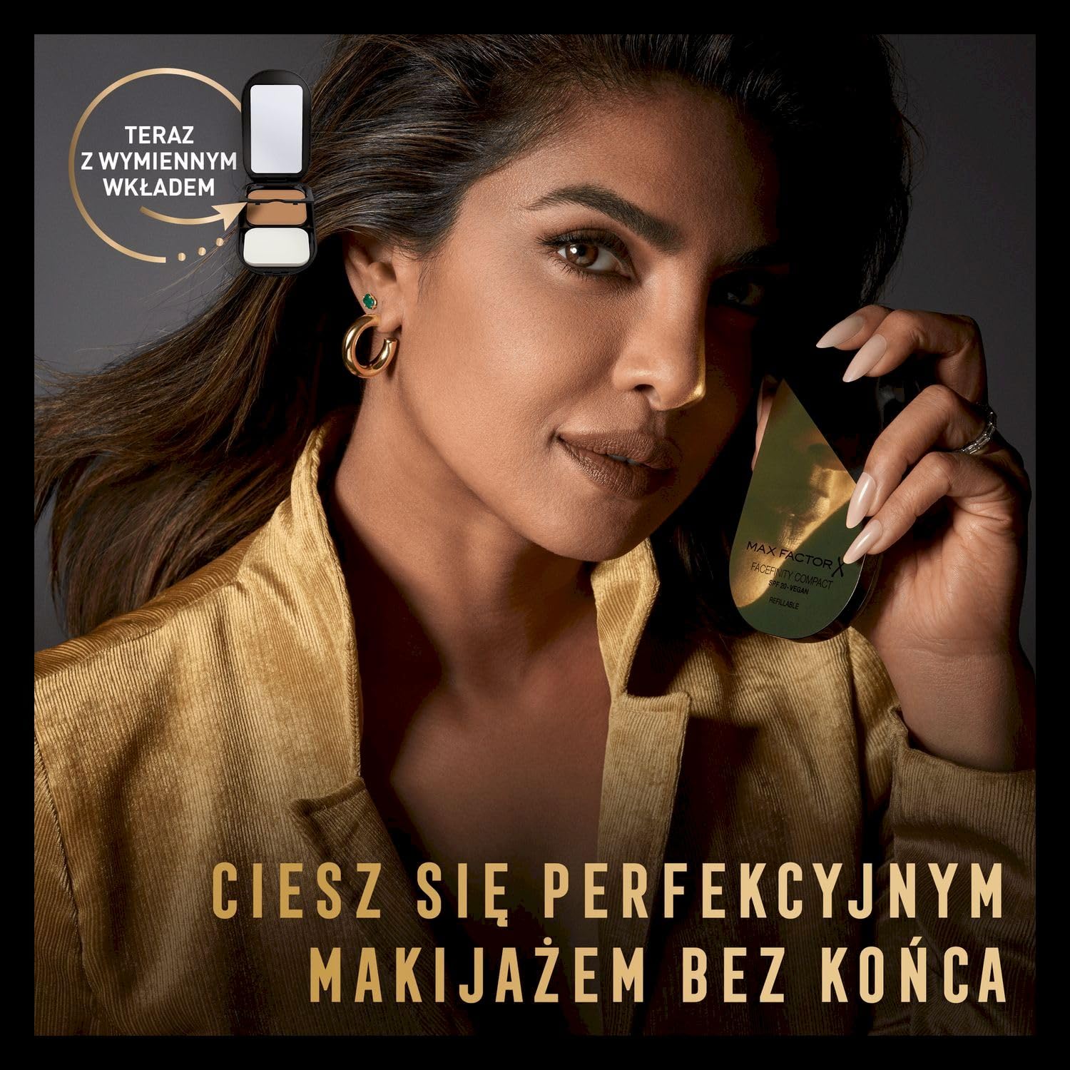Max Factor Podstawa do makijażu Facefinity Compact Refill 06 Golden 84 g