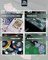 Vista 10 de Bullets Playing Cards Poker Sets with Case - Versatile Denominations for Poker, Blackjack, & Casino Games - Durable & Complete Set - Poker Case with