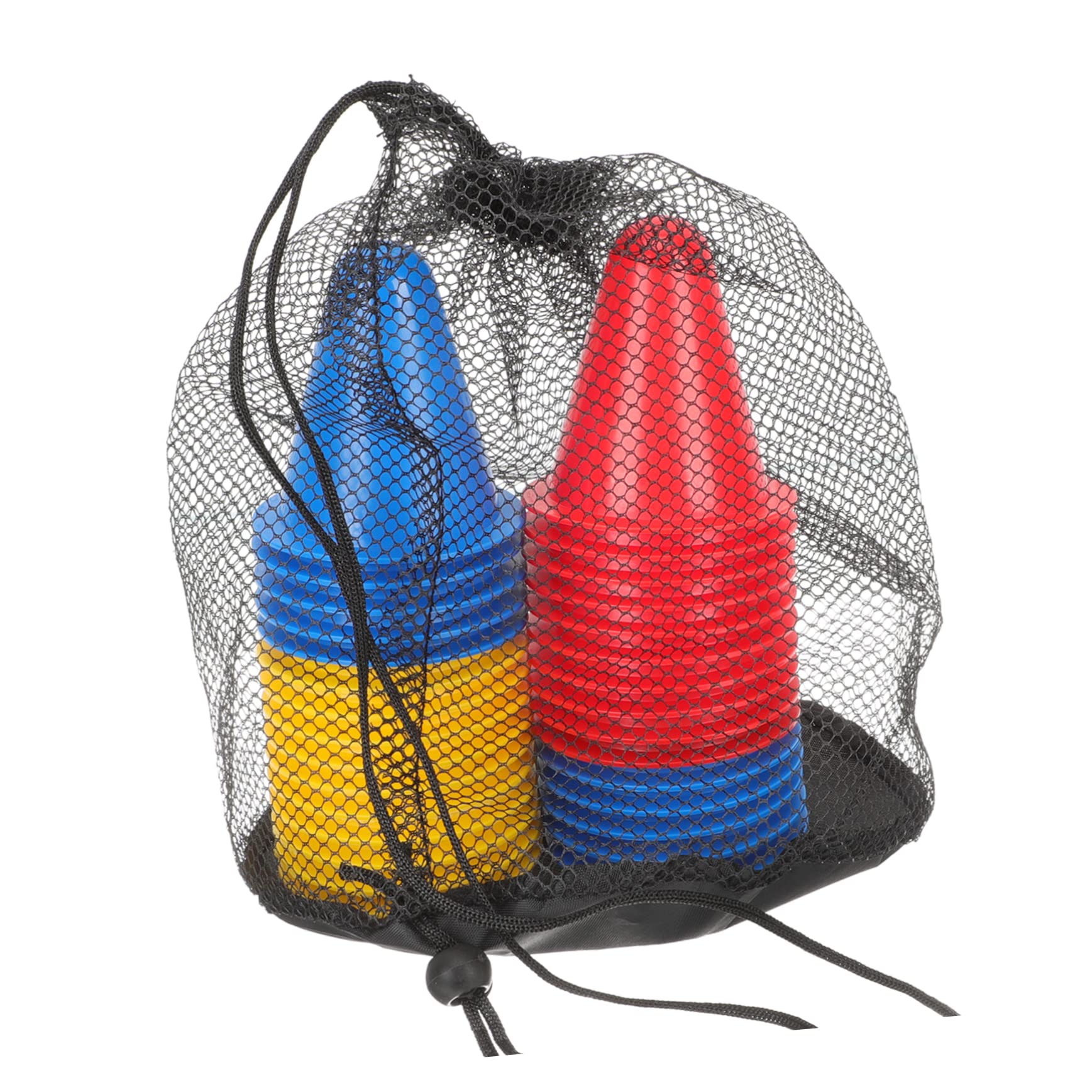 Gogogmee 1Set Mini Sports Cones Agility Training Cones for Soccer Skating and Obstacle Courses Durable Lightweight Easy to Store for Adults