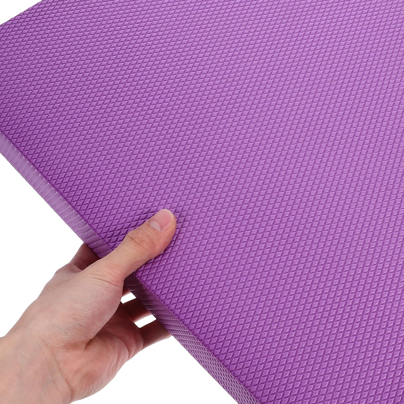 Kisangel Tappetino per esercizi di : tappetino yoga per esercizi di in ginocchio, accessorio per allenamento di stabilità, per ginocchia e caviglie, fitness per donne e uomini, 40x33 cm