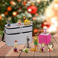Vista 7 de Estuche de almacenamiento DDgro para Toniesbox 2, bolsa de transporte para el set de inicio Tonie, personajes de Tony, caja de reproductor de audio