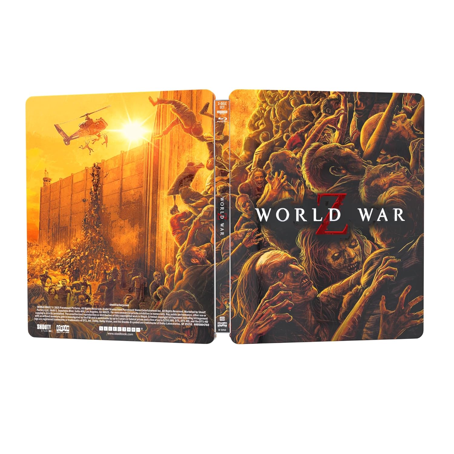 World War Z Steelbook 4K UHD