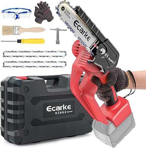 Miniatura 2 de Ecarke Mini motosierra inalámbrica para Milwaukee M18 18V batería LED luz de trabajo para Milwaukee m18 18v batería