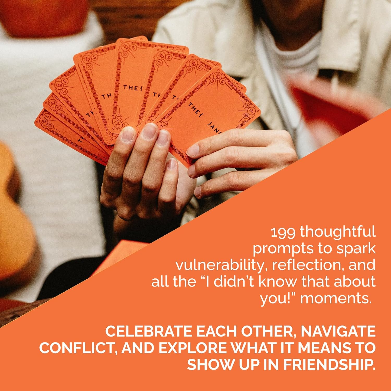 {THE AND} Friends Edition - Conversation Starters to Make Friends Your Best Friends - Fun Getting to Know You Card Game with Questions - Deep Talks at Game Night or Dinner Party By The Skin Deep