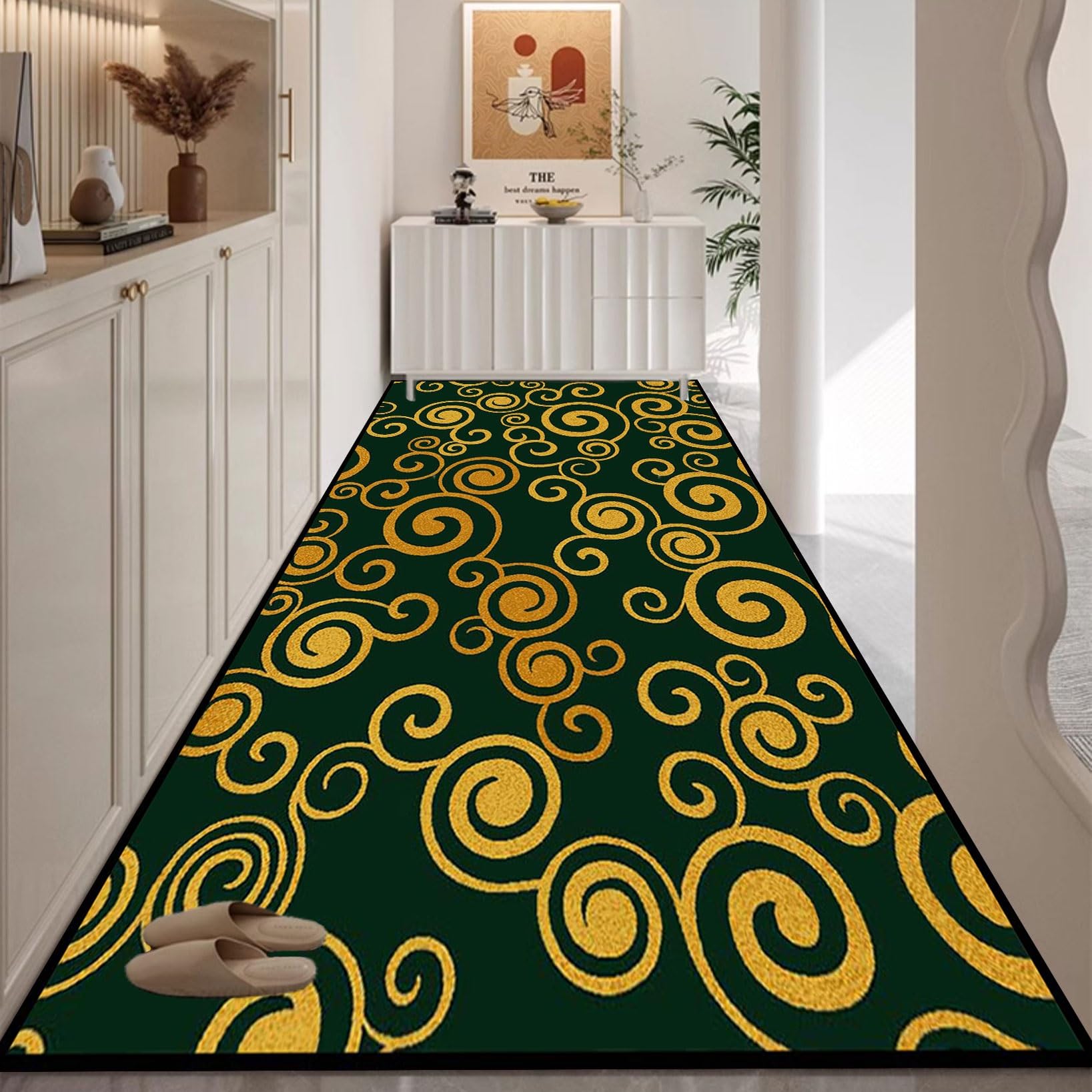 Felpudos alfombra microfibra antideslizante de 80x200 cm para pasillos y cocinas lavables