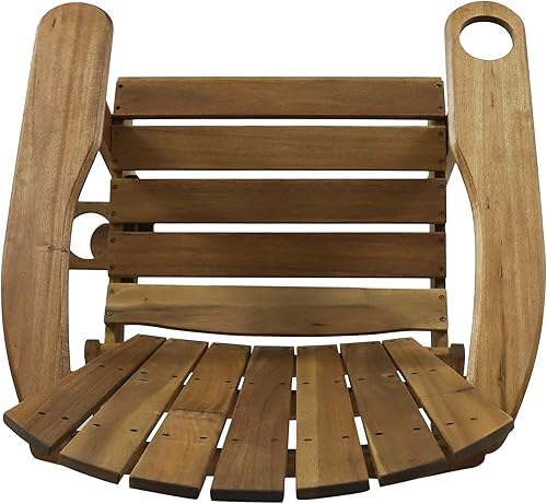 Miniatura 8 de Christopher Knight Home Raymond - Juego de chat plegable de madera de acacia para exteriores, 2 plazas, natural