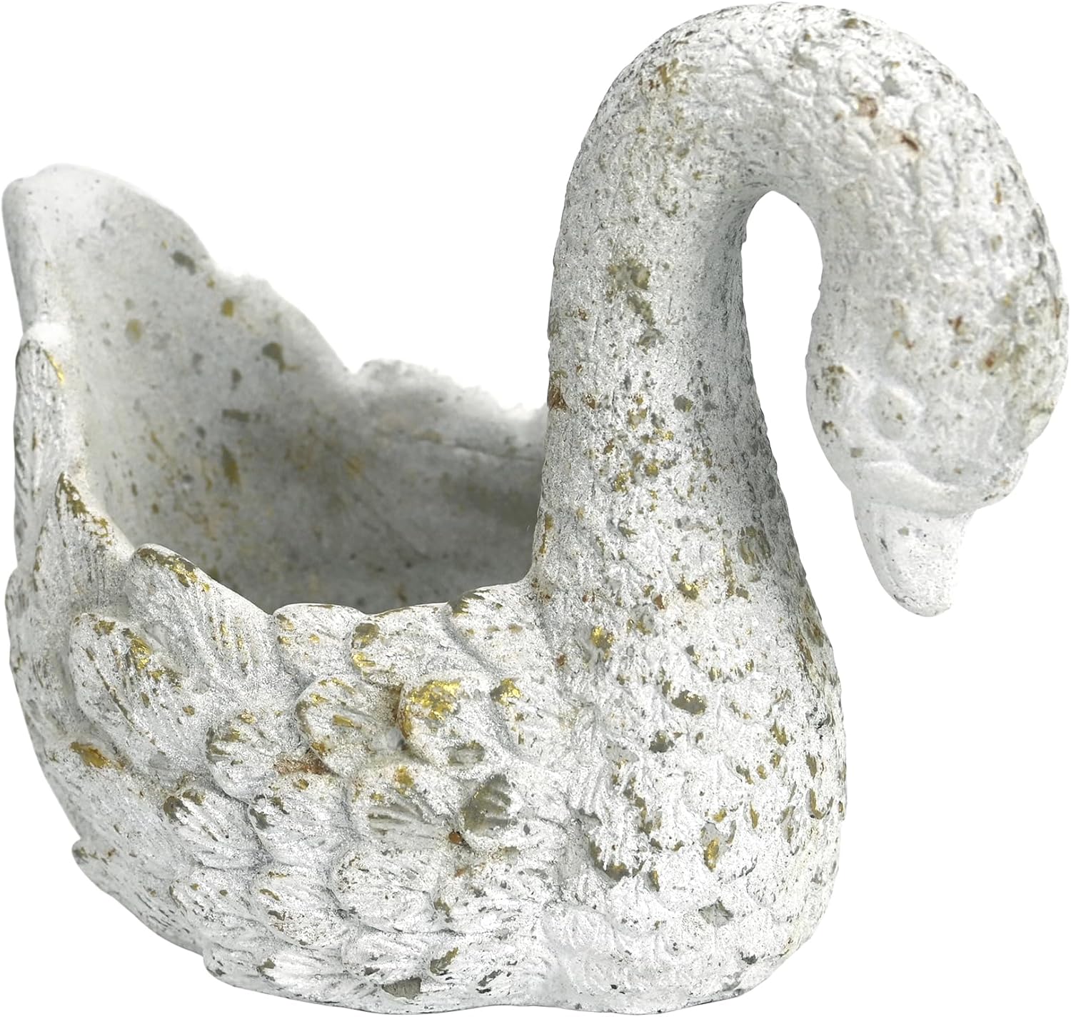 Swan Planters for Outdoor Plants Succulent Pots Indoor Unique Flower Plant Pots Cement Swan Decor Home Garden Balcony Decor